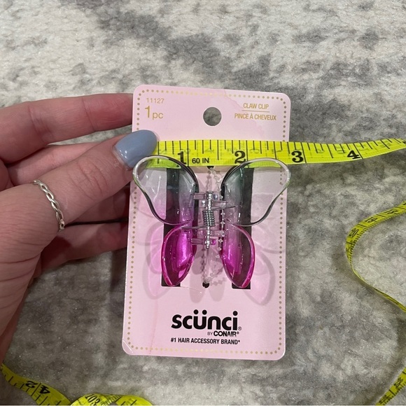 NWT Scunci Butterfly Claw Clip - Picture 5 of 6